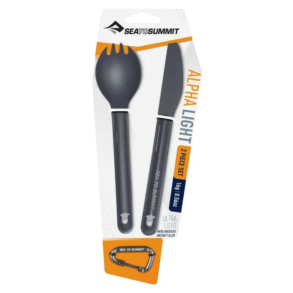 قاشق چنگالی و کارد سی تو سامیت مجموعه 2 عددی مدل Alphalight Cutlery set 2 Pcs