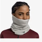 دستمال سر و گردن باف مدل merino light weight solid cloud