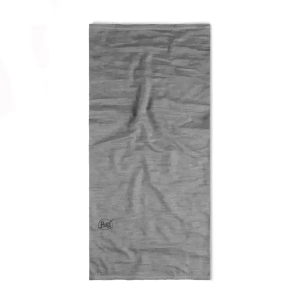 دستمال سر و گردن باف مدل merino light weight solid light grey