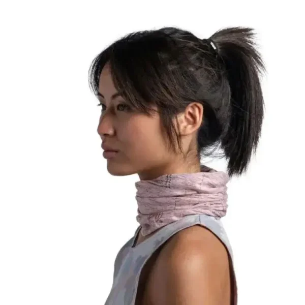 دستمال سر و گردن باف مدل reflective HTR rose pink