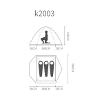 چادر پکینیو مدل 2003 K