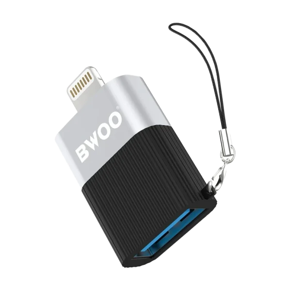 مبدل USB به لایتنینگ و OTG بوو مدل BZ-34