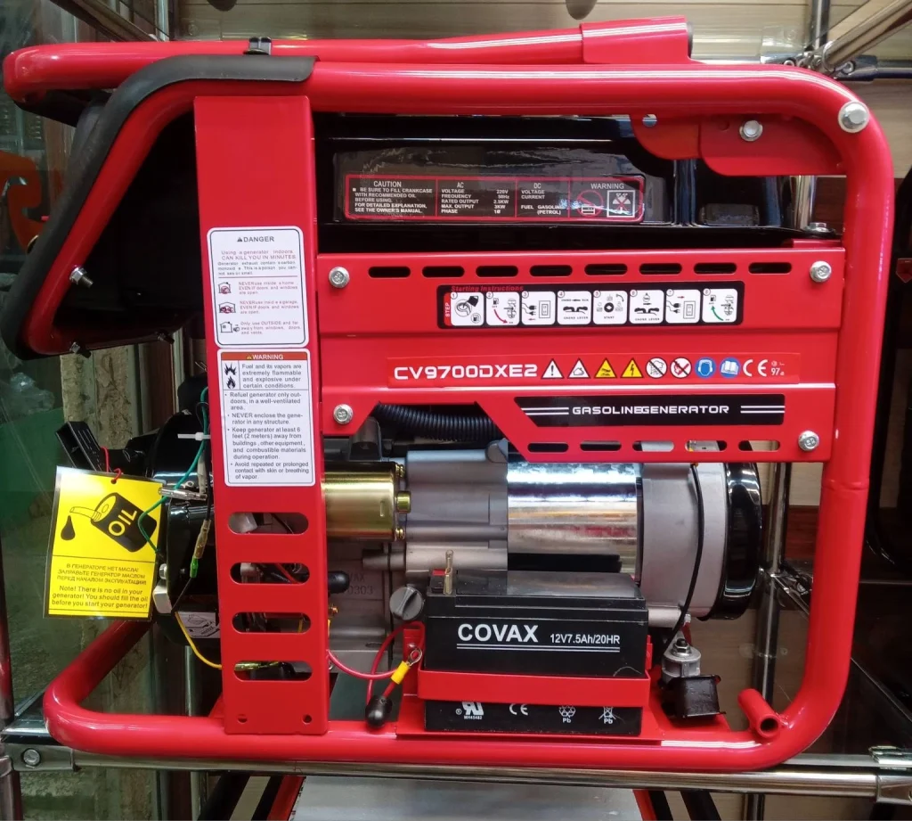موتور برق بنزینی 3.5 کیلو وات کواکس CV9700DXE2