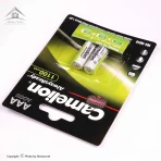 باتری نیم قلمی قابل شارژ کملیون مدل Camelion AlwaysReady 1100mAh AAA بسته ۲ عددی