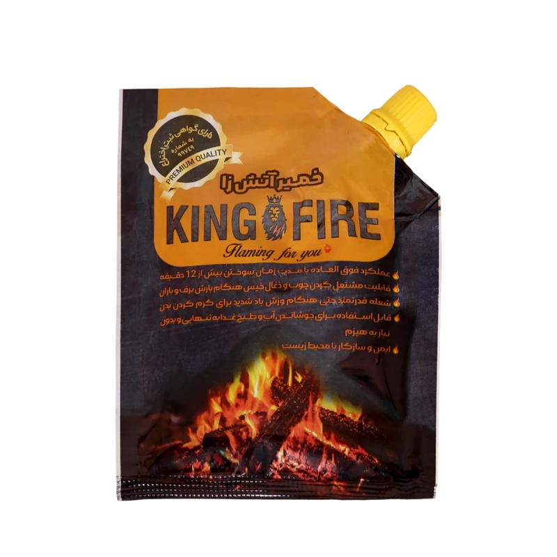 kingfire-Fire Starter (1) خمیر آتشزا کینگ فایر (King Fire Fire Starter Gel)