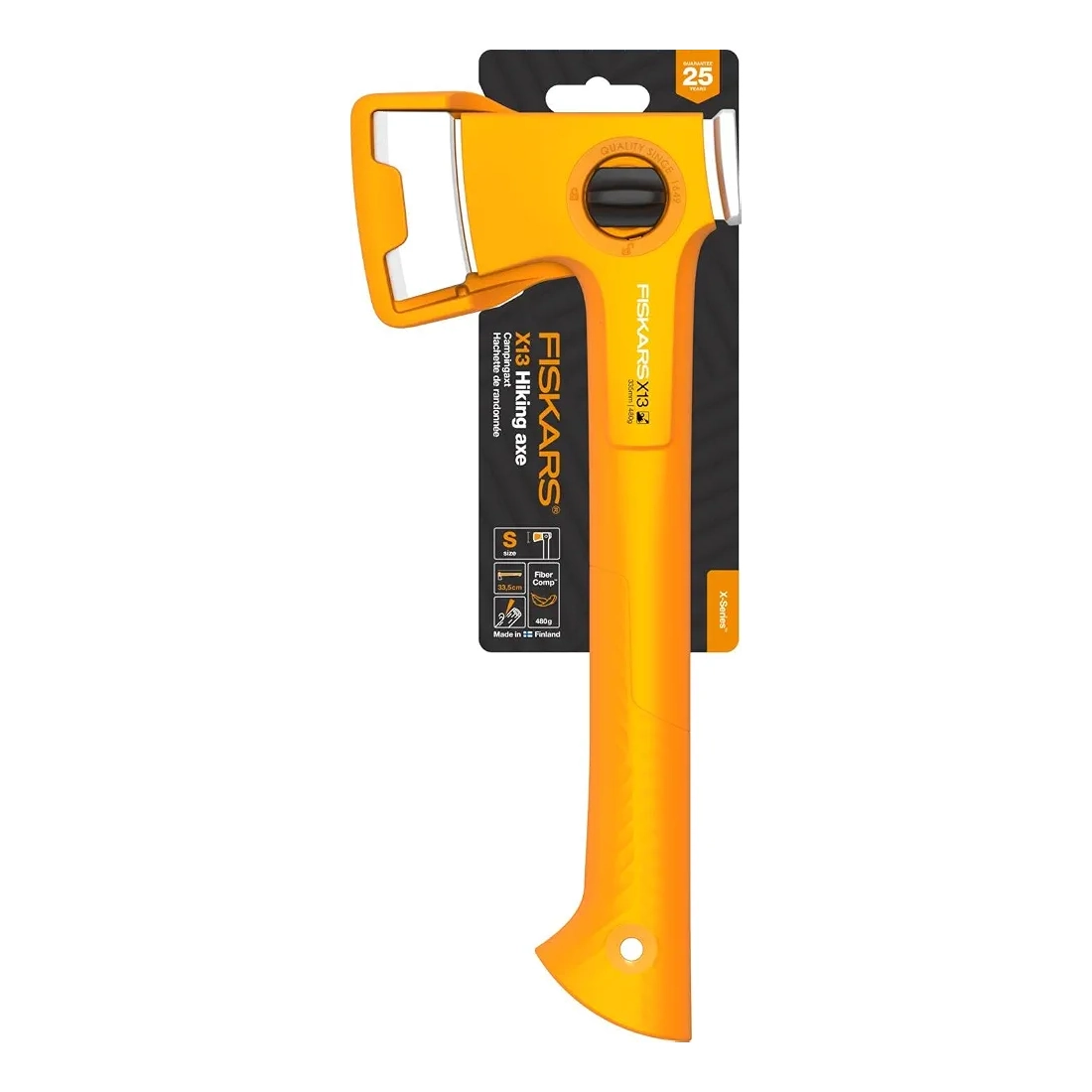 Fiskars-X13-Ultra-light-Hiking-Axe (2) تبر کمپینگ فیسکارس مدل Fiskars X13 Ultra Light Hiking Axe