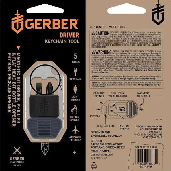  ابزار چندکاره و جاکلیدی گربر Gerber Driver