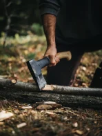 تبر دسته چوبی فیسکارس مدل Fiskars Norden Chopping Axe N10